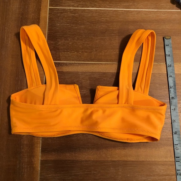 EUC padded v bandeau bikini top Sz XS - Picture 7 of 8